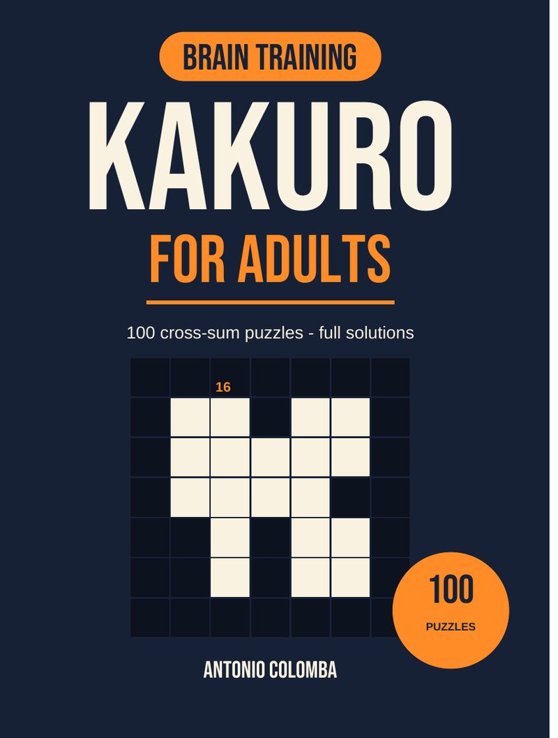 Kakuro Puzzles for Adults — cover