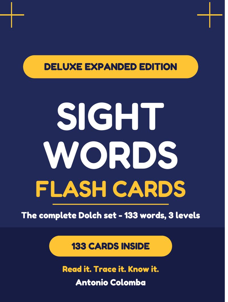 Sight Words Flash Cards: Deluxe Expanded Edition — cover