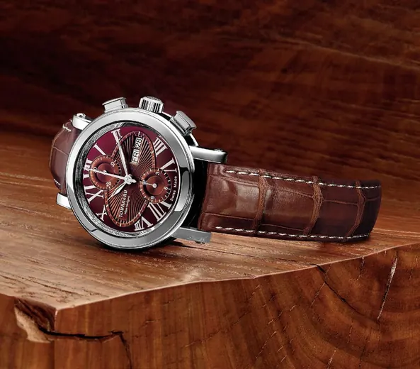 Retouched luxury watch product photograph